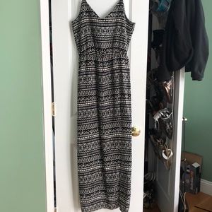 Forever 21 tribal print maxi dress medium